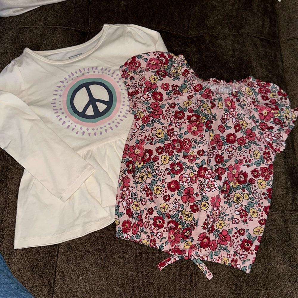 Set of 2 Garanimals Tops Girls Size 2T NWT